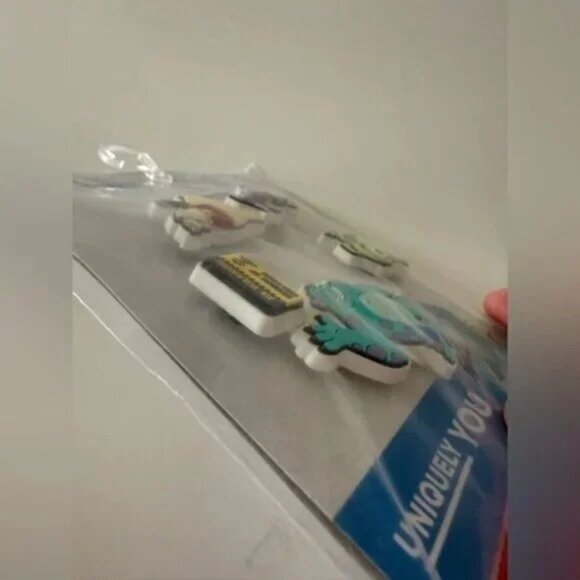 NWT DISNEY PIXAR Monsters, Inc. 5 Pack CROC CHARMS - Picture 5 of 7